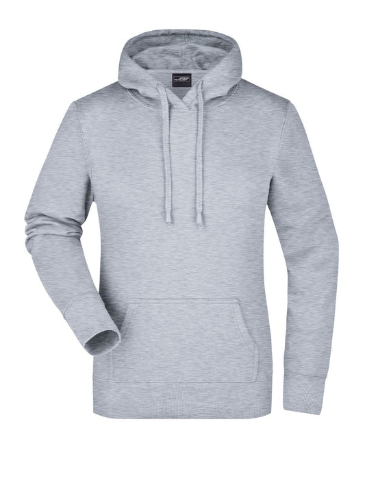 Ladies' Hooded Sweat Damen Sweatshirt / Hoodie – Daiber – Farbe grey-heather – individuell veredelbar