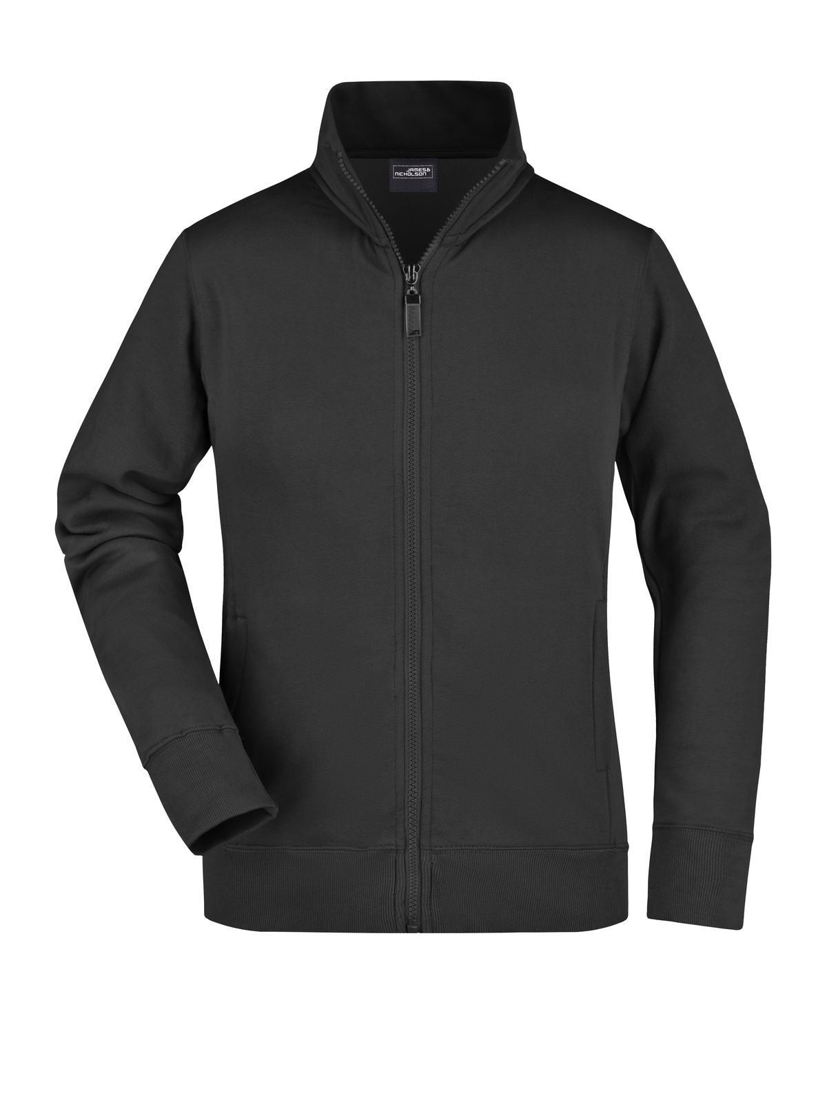 Ladies' Jacket Damen Sweatshirt / Hoodie – Daiber – Farbe Schwarz – individuell veredelbar
