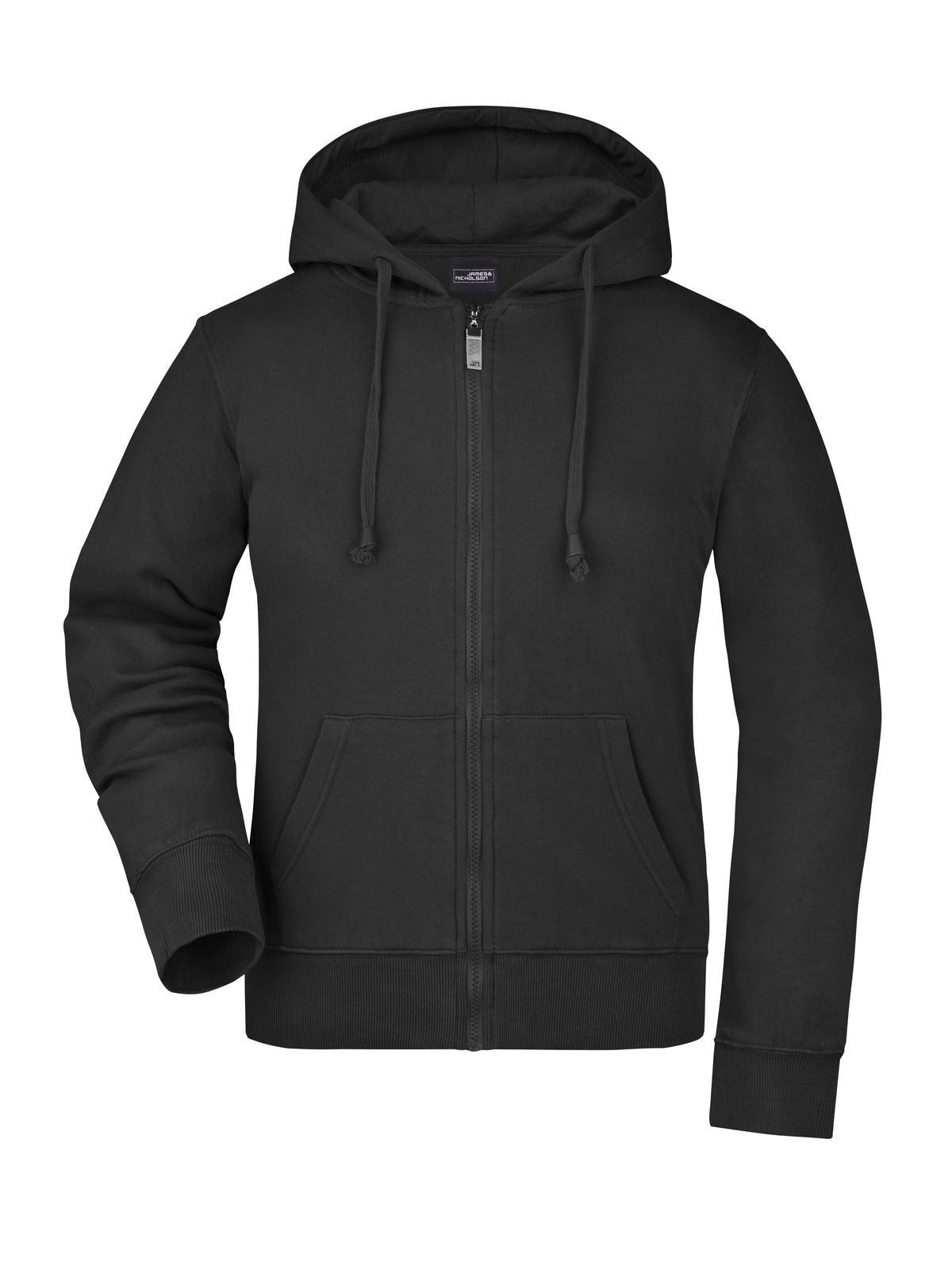 Ladies' Hooded Jacket Damen Sweatshirt / Hoodie – Daiber – Farbe Schwarz – individuell veredelbar