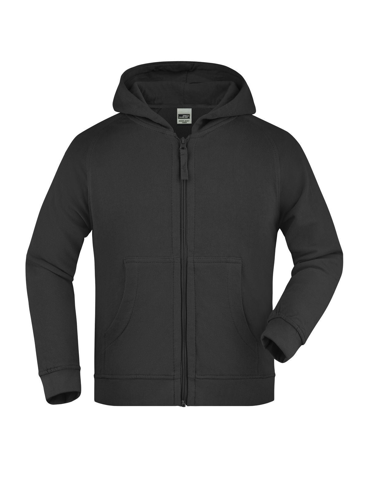 Hooded Jacket Junior Kinder Sweatshirt / Hoodie – Daiber – Farbe Schwarz – individuell veredelbar