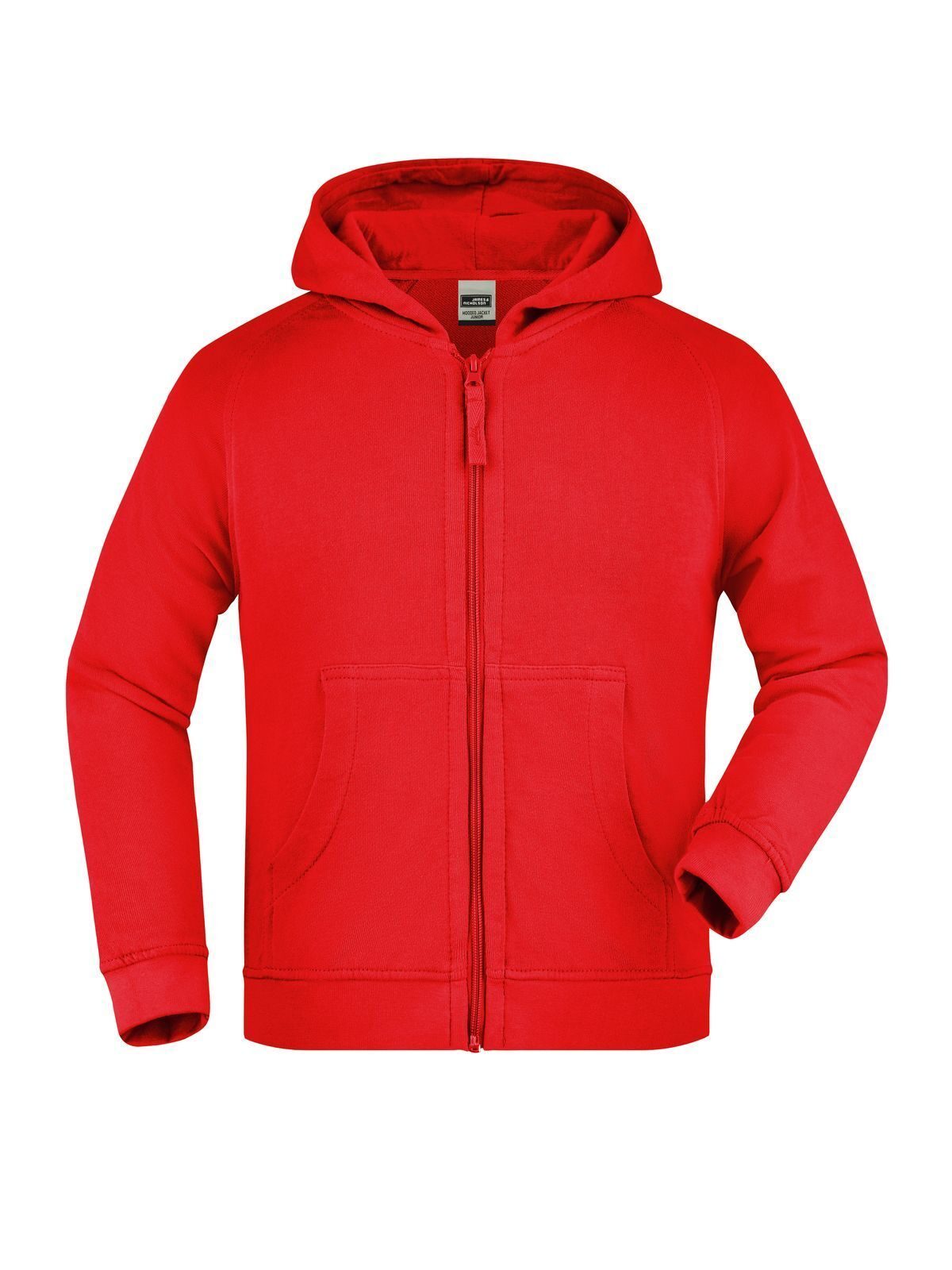 Hooded Jacket Junior Kinder Sweatshirt / Hoodie – Daiber – Farbe Rot – individuell veredelbar
