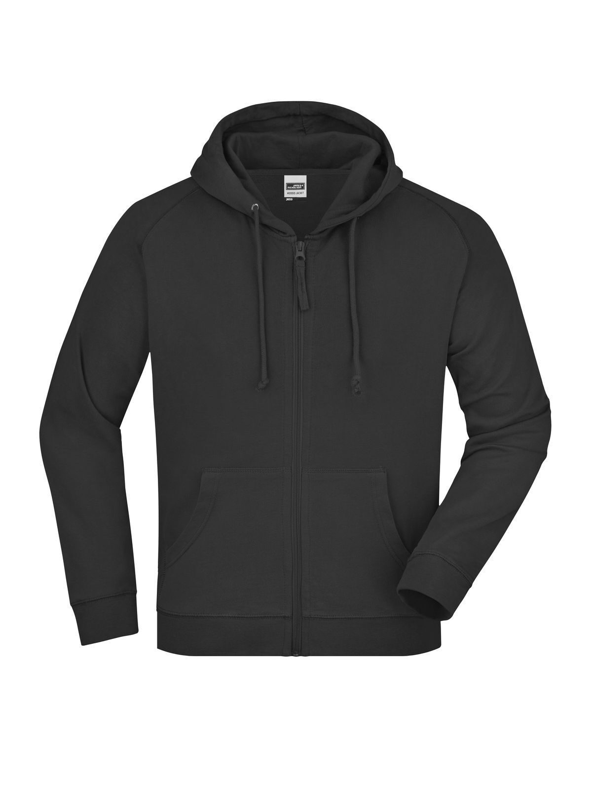 Hooded Jacket Sweatshirt / Hoodie – Daiber – Farbe Schwarz – individuell veredelbar