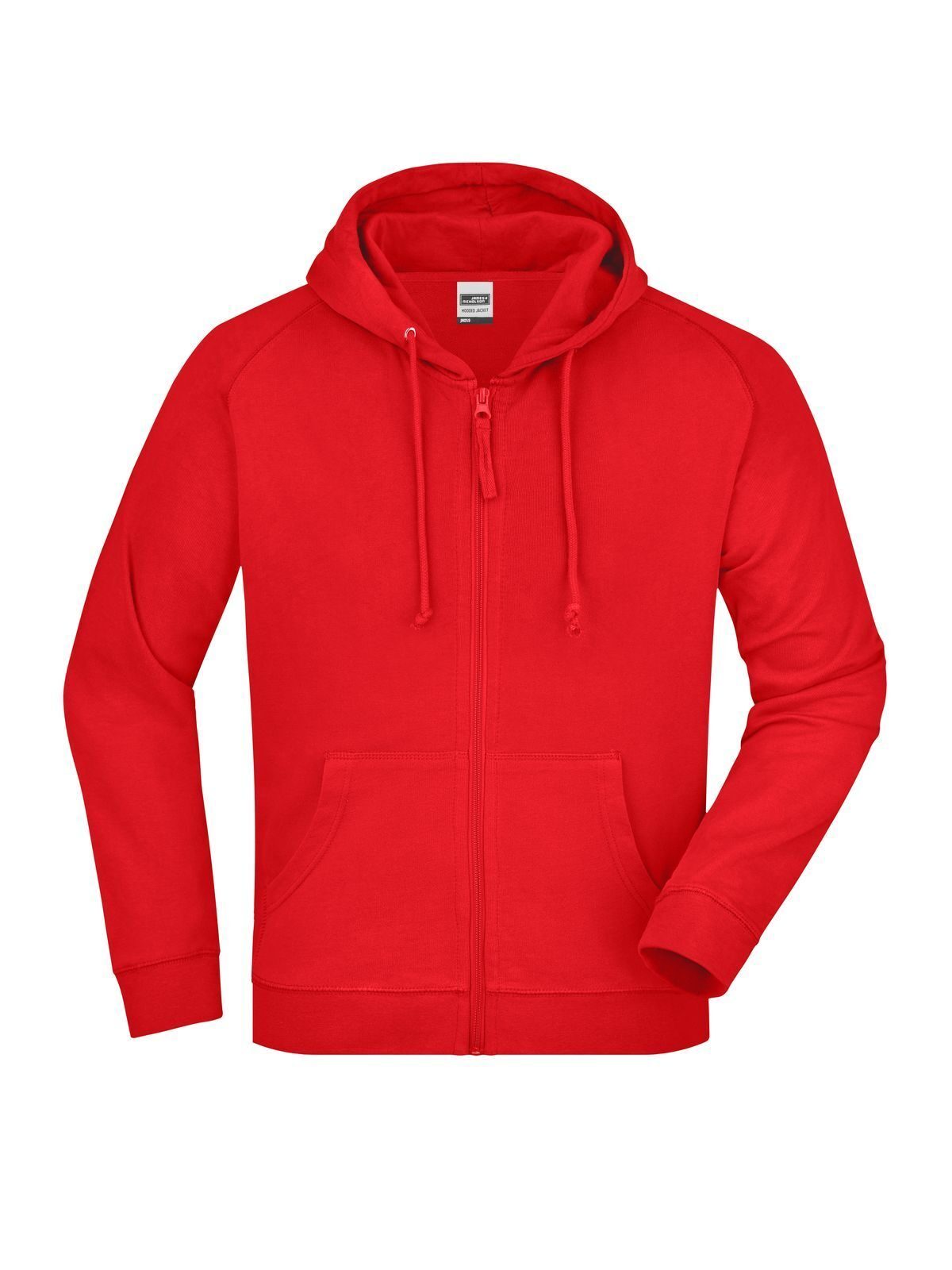 Hooded Jacket Sweatshirt / Hoodie – Daiber – Farbe Rot – individuell veredelbar