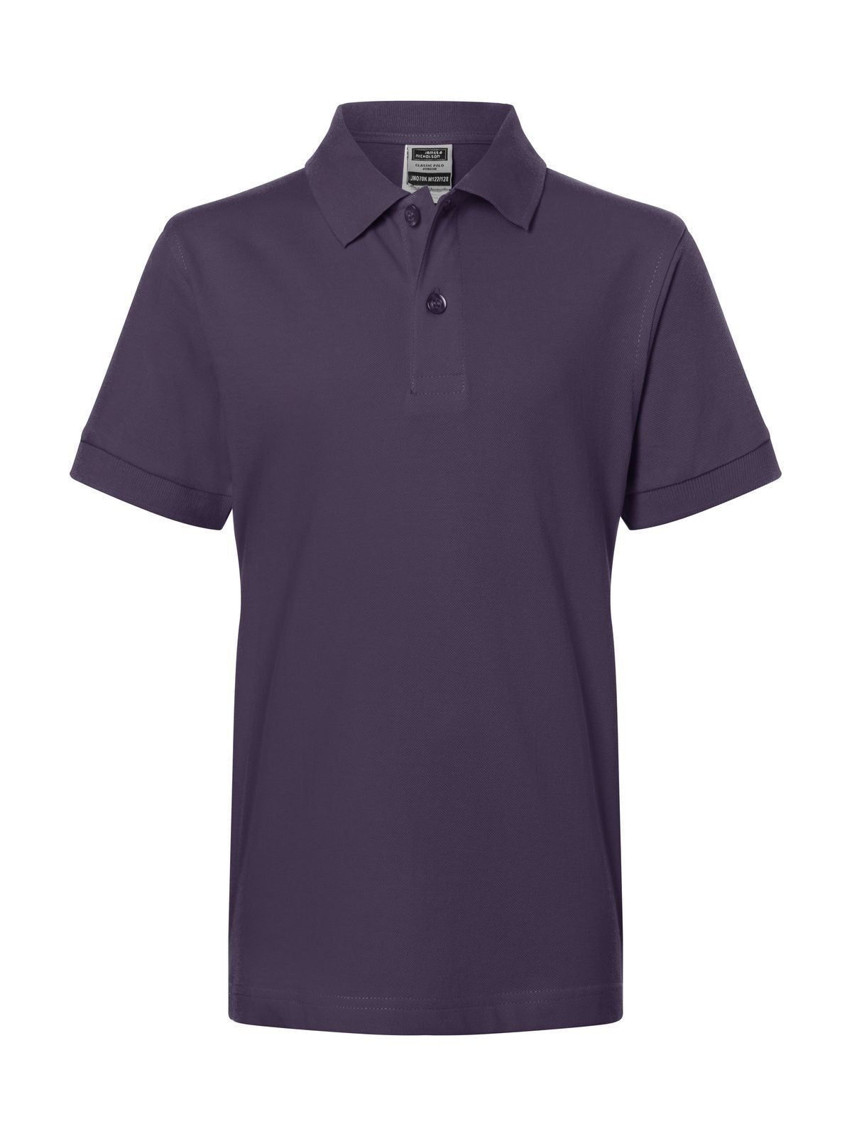 Classic Polo Junior Kinder Poloshirt – Daiber – Farbe aubergine – individuell veredelbar