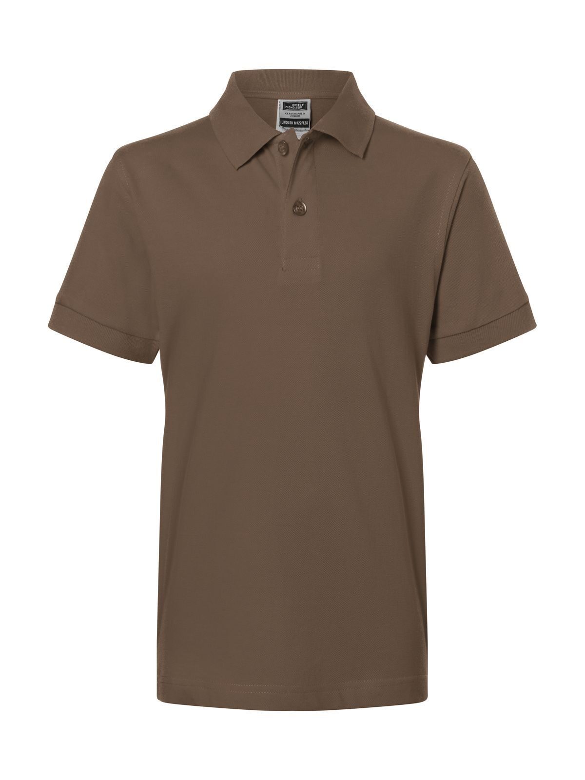 Classic Polo Junior Kinder Poloshirt – Daiber – Farbe Braun – individuell veredelbar