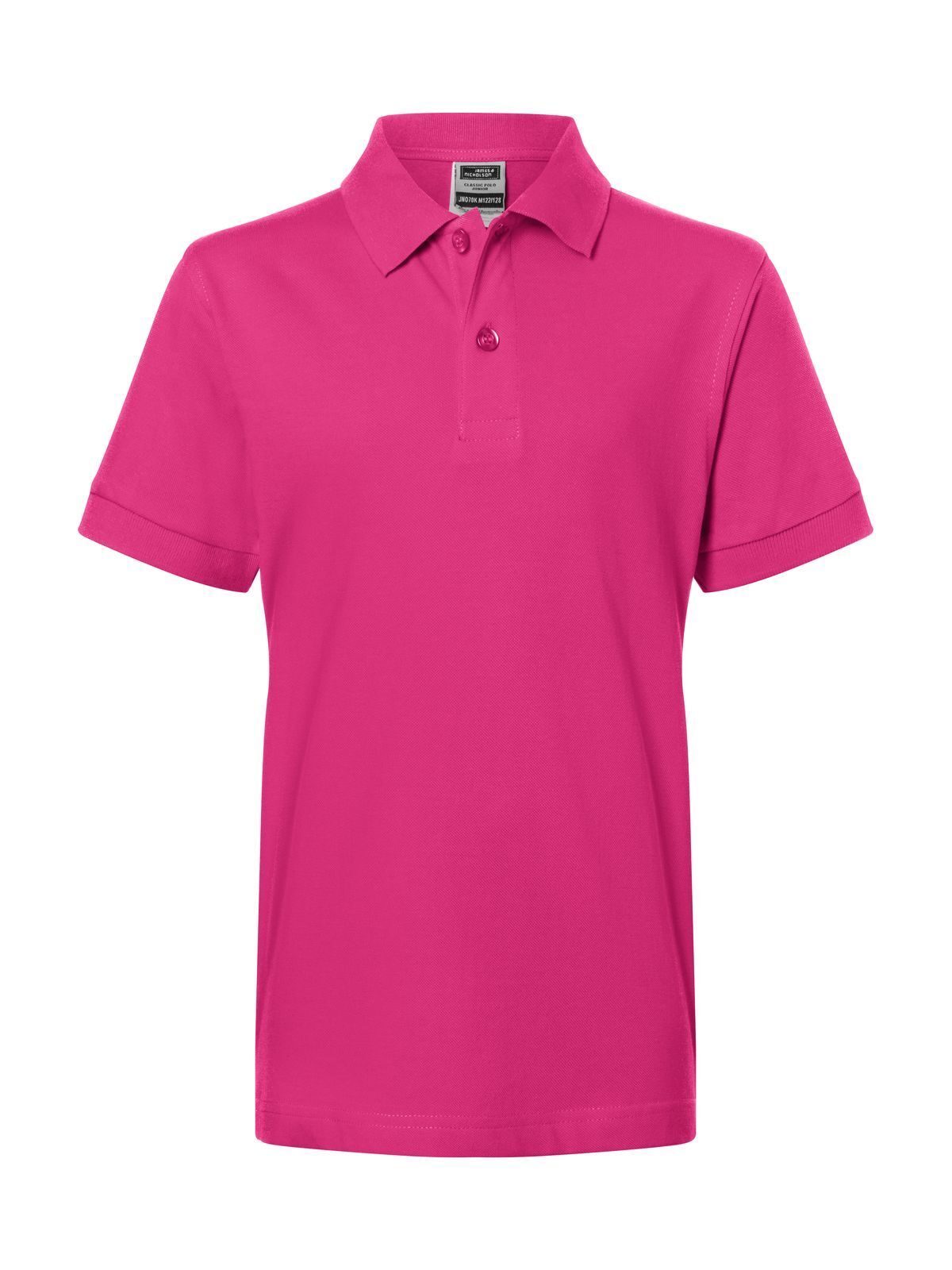 Classic Polo Junior Kinder Poloshirt – Daiber – Farbe Pink – individuell veredelbar