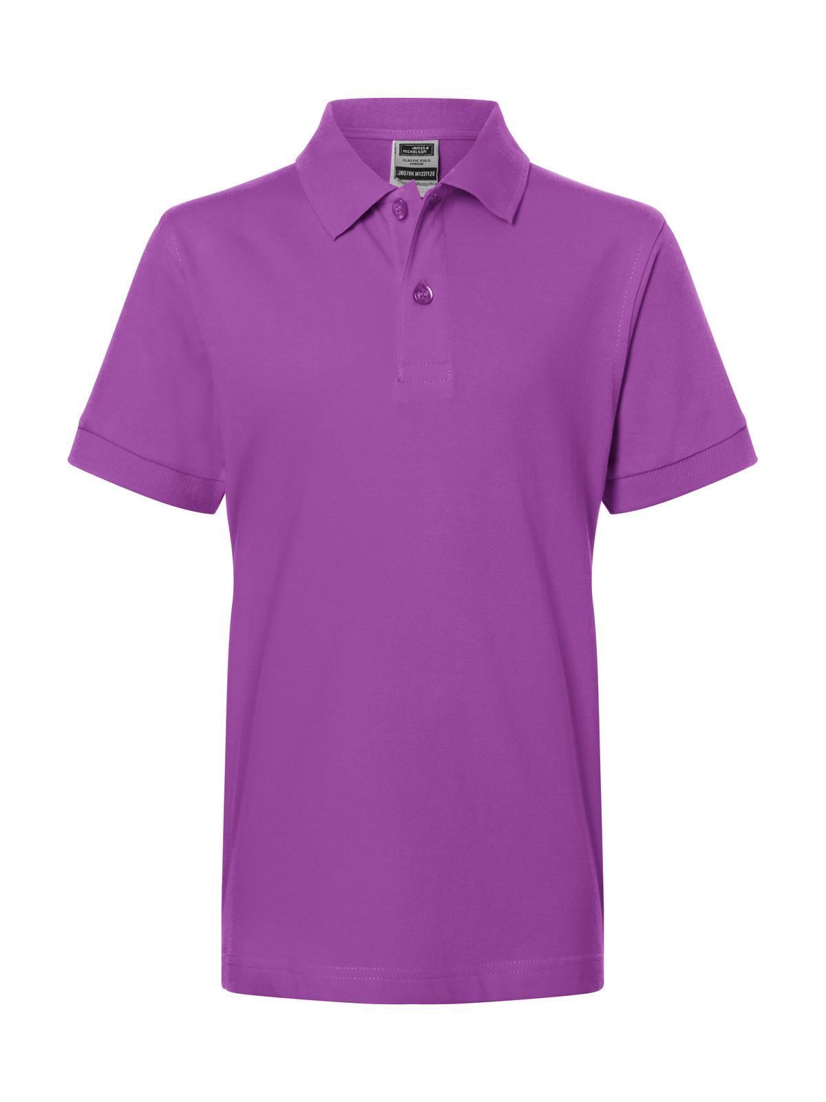 Classic Polo Junior Kinder Poloshirt – Daiber – Farbe Lila – individuell veredelbar