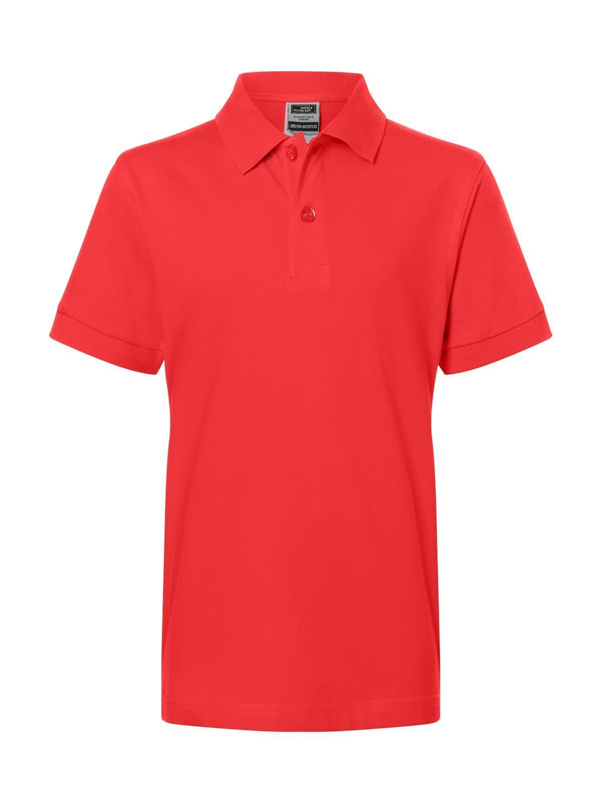 Classic Polo Junior Kinder Poloshirt – Daiber – Farbe tomato – individuell veredelbar