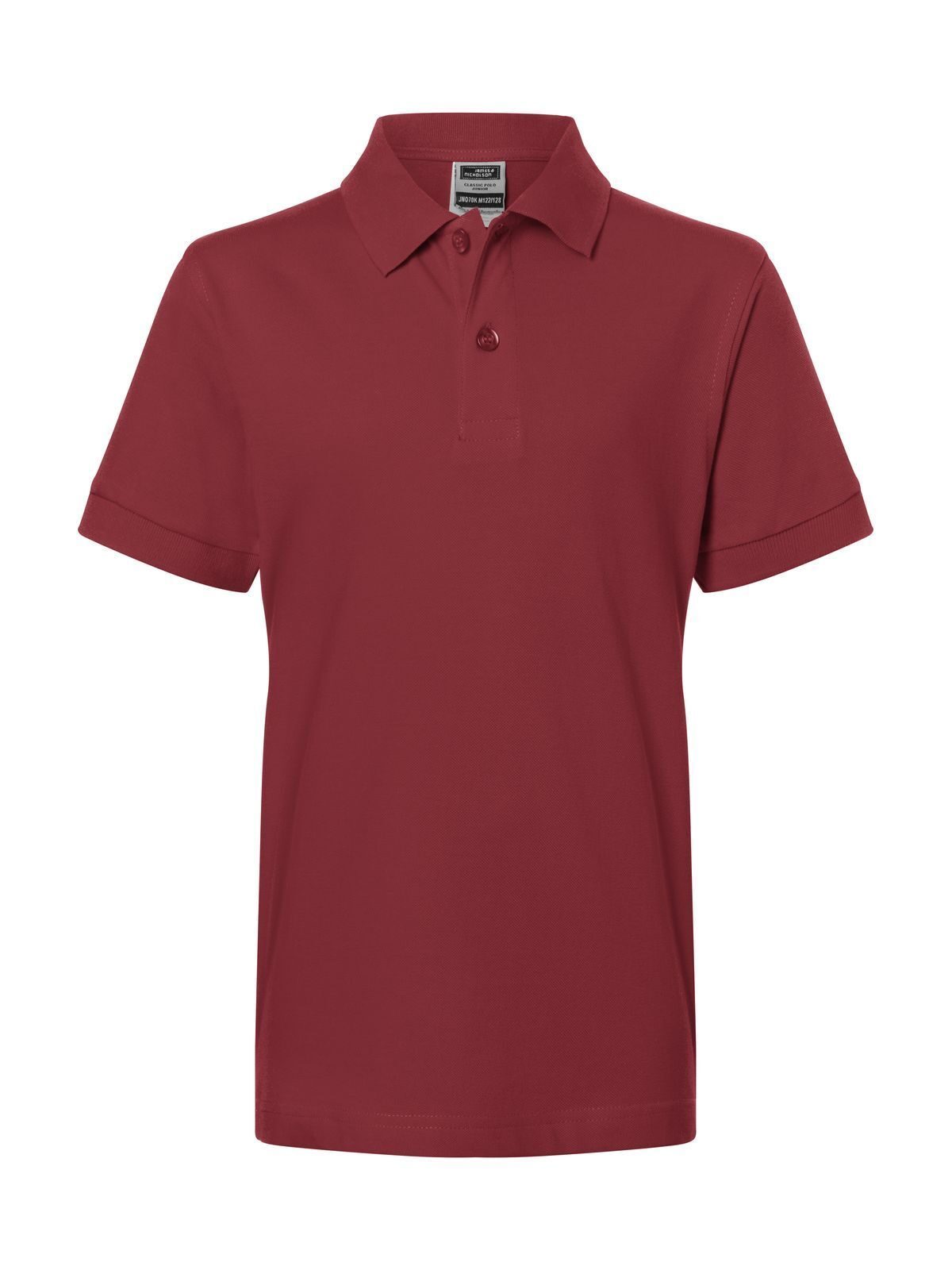 Classic Polo Junior Kinder Poloshirt – Daiber – Farbe Bordeaux – individuell veredelbar