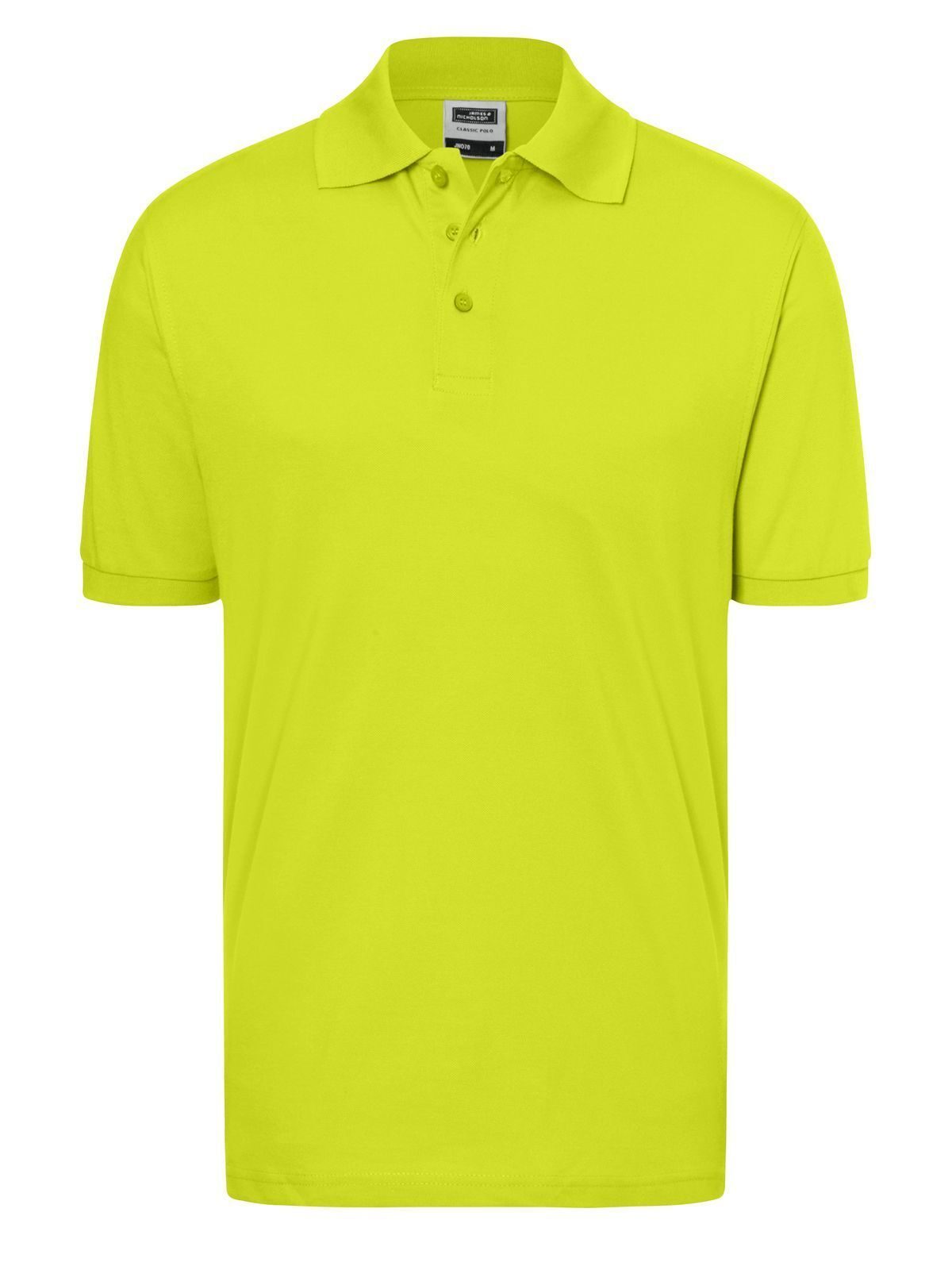 Polo Classic in cotone Poloshirt – Daiber – Farbe acid-yellow – individuell veredelbar