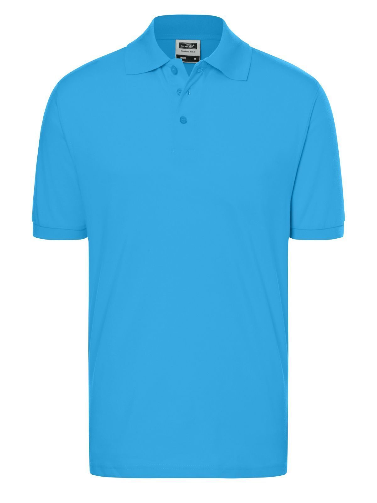 Polo Classic in cotone Poloshirt – Daiber – Farbe Aqua – individuell veredelbar