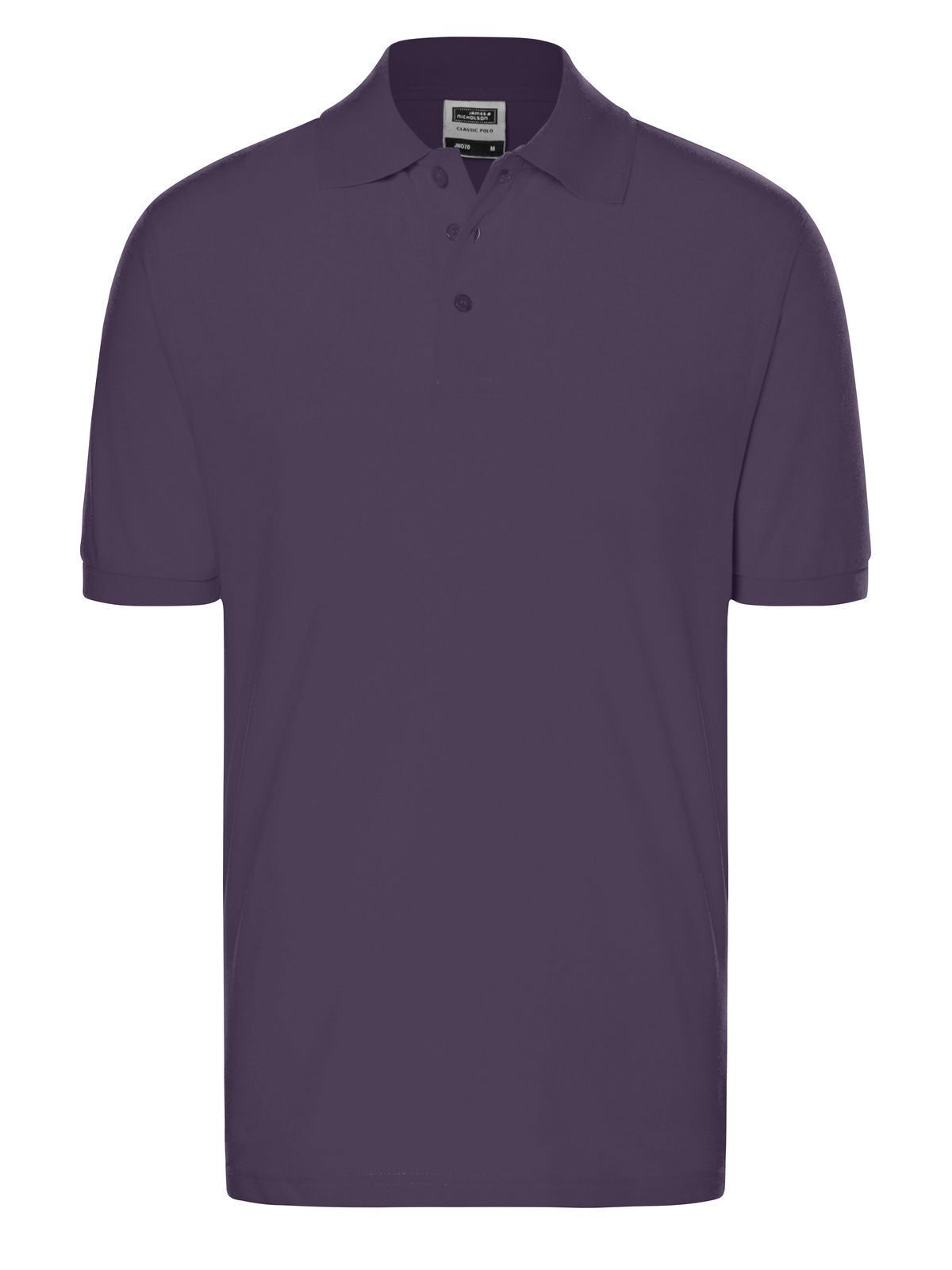 Polo Classic in cotone Poloshirt – Daiber – Farbe aubergine – individuell veredelbar