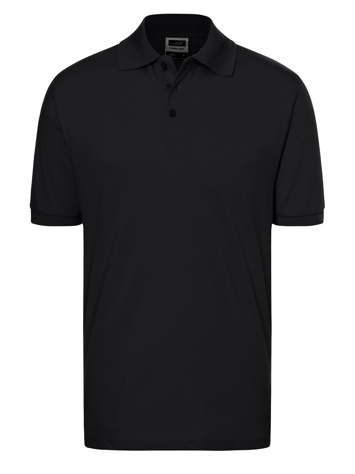 Polo Classic in cotone Poloshirt – Daiber – Farbe Schwarz – individuell veredelbar