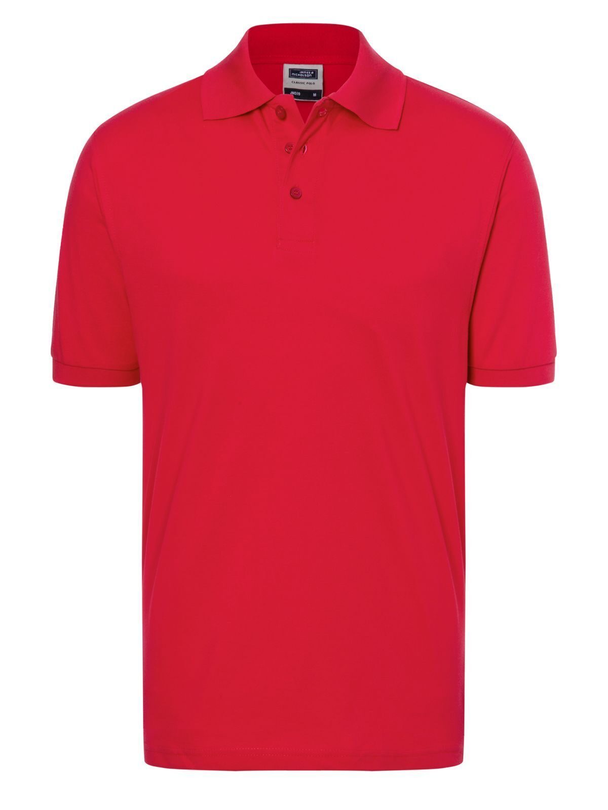 Polo Classic in cotone Poloshirt – Daiber – Farbe Rot – individuell veredelbar