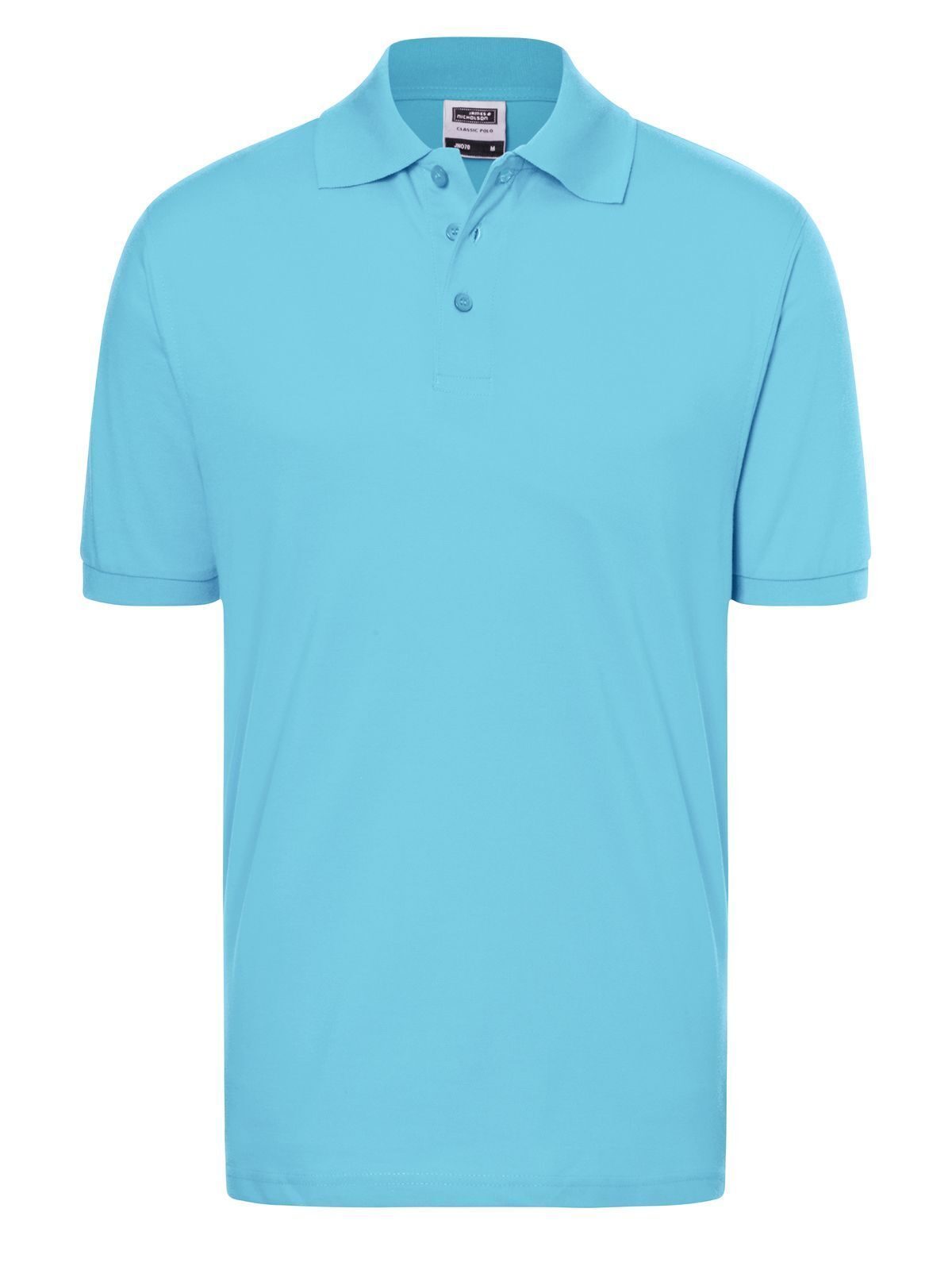Polo Classic in cotone Poloshirt – Daiber – Farbe sky-blue – individuell veredelbar