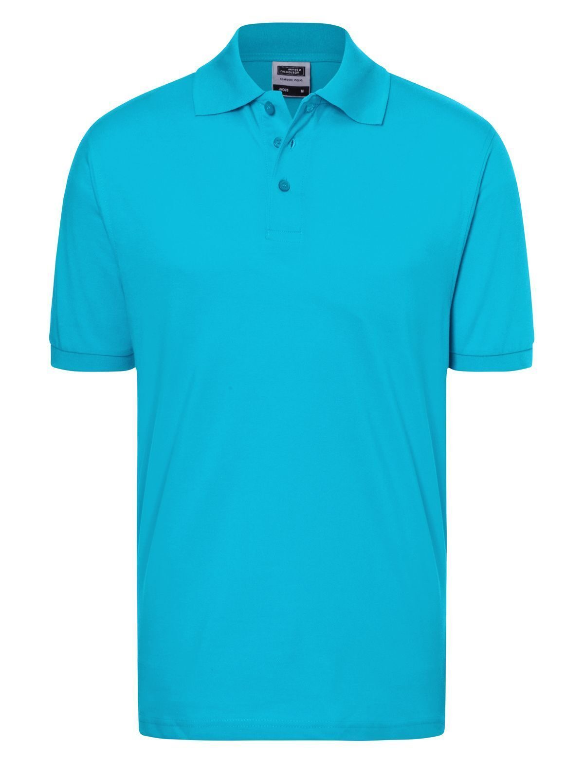 Polo Classic in cotone Poloshirt – Daiber – Farbe Türkis – individuell veredelbar
