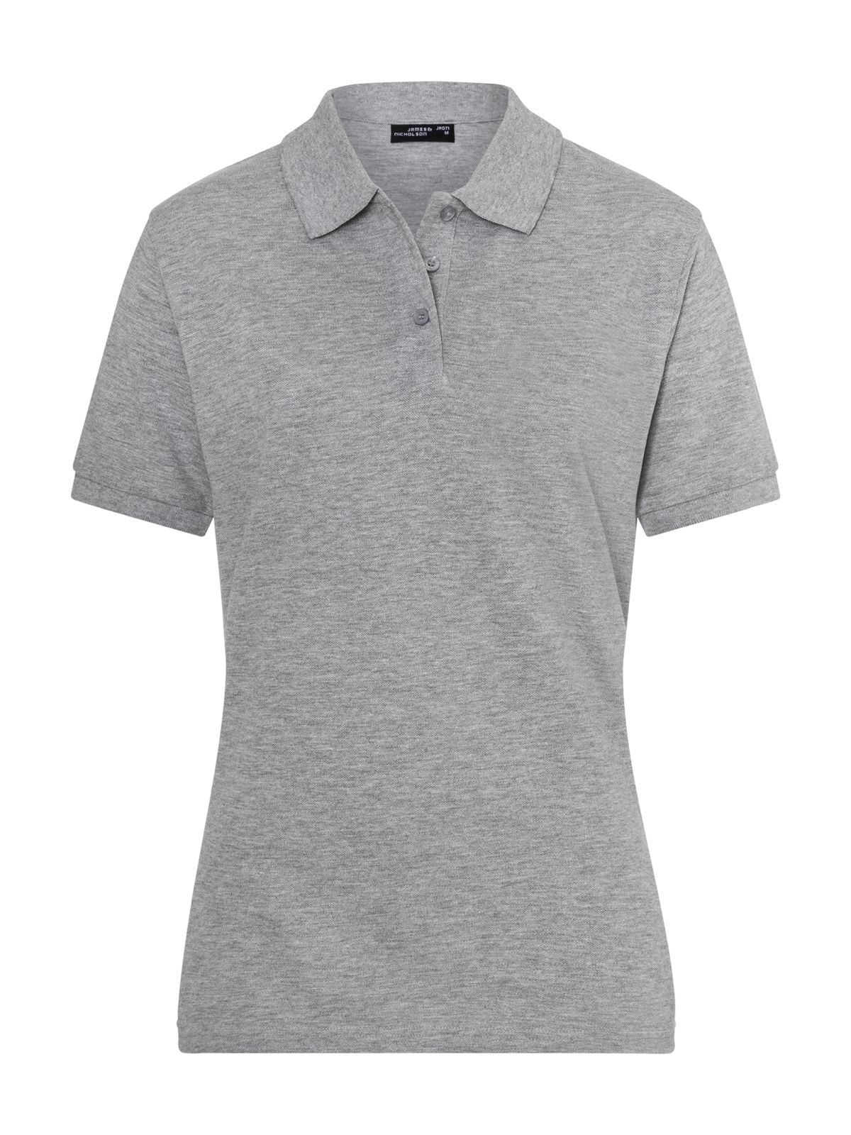 Classic Polo Ladies Damen Poloshirt – Daiber – Farbe grey-heather – individuell veredelbar
