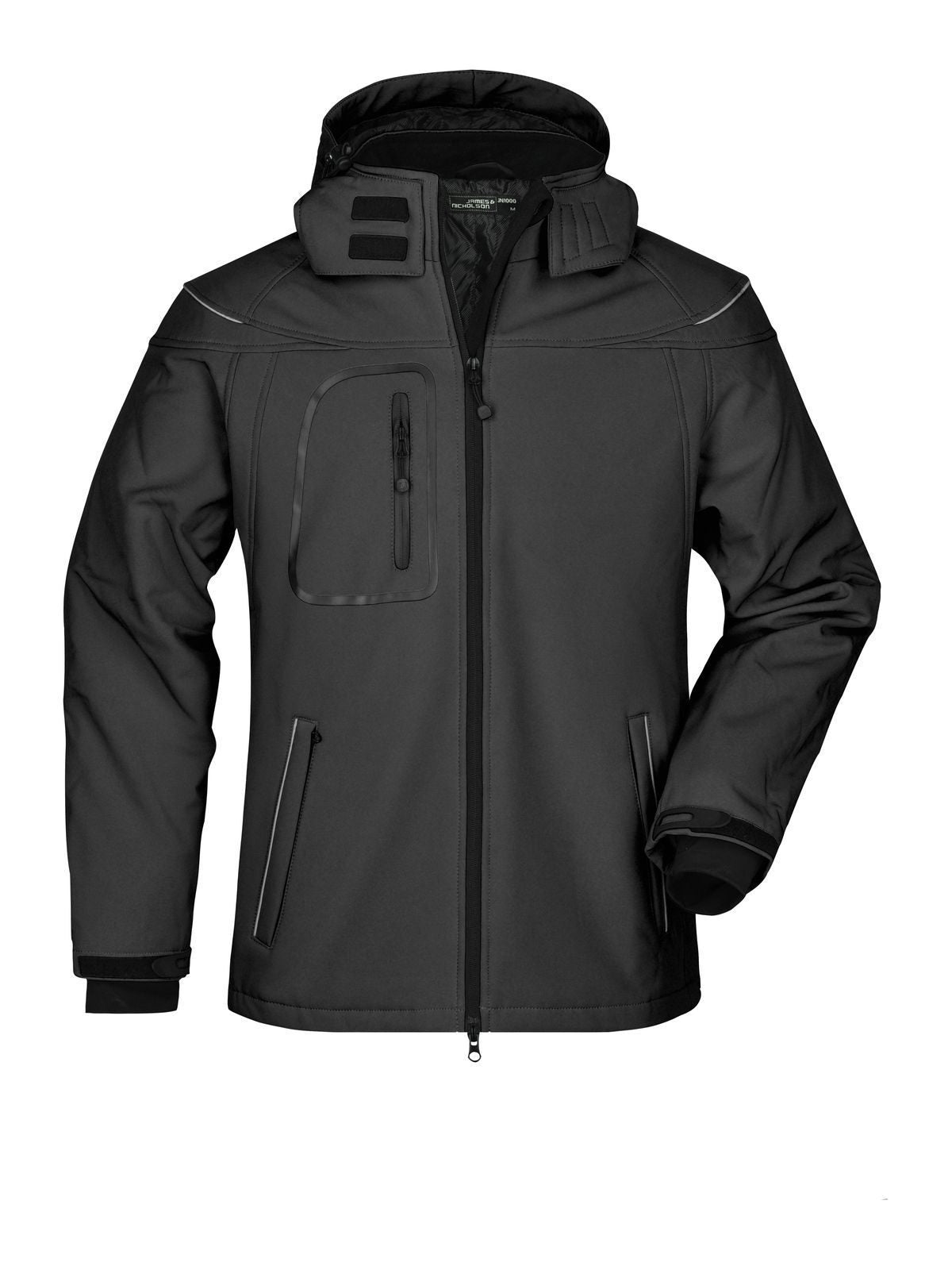 Winter Softshell Jacket Herren – Daiber – Farbe Schwarz – individuell veredelbar