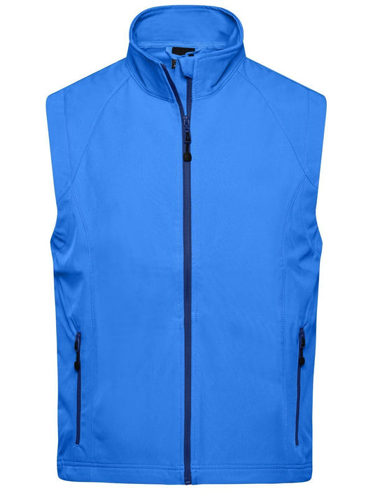 Softshell Vest Herren – Daiber – Farbe azur – individuell veredelbar