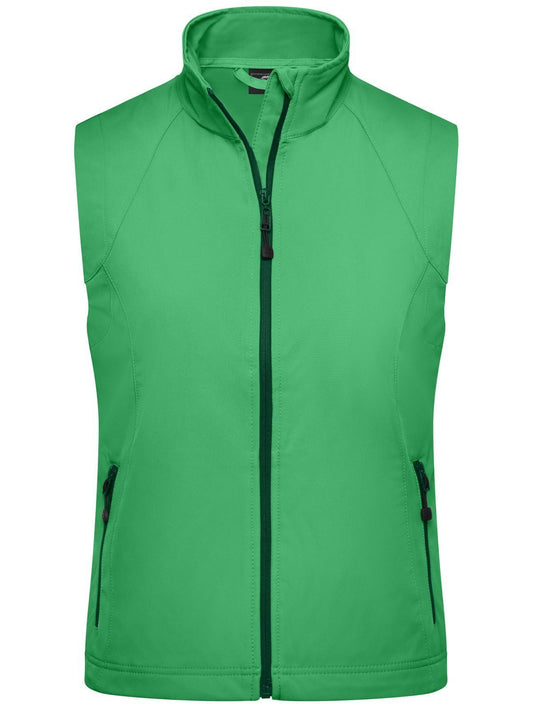 Ladies' Softshell Vest Damen – Daiber – Farbe Grün – individuell veredelbar