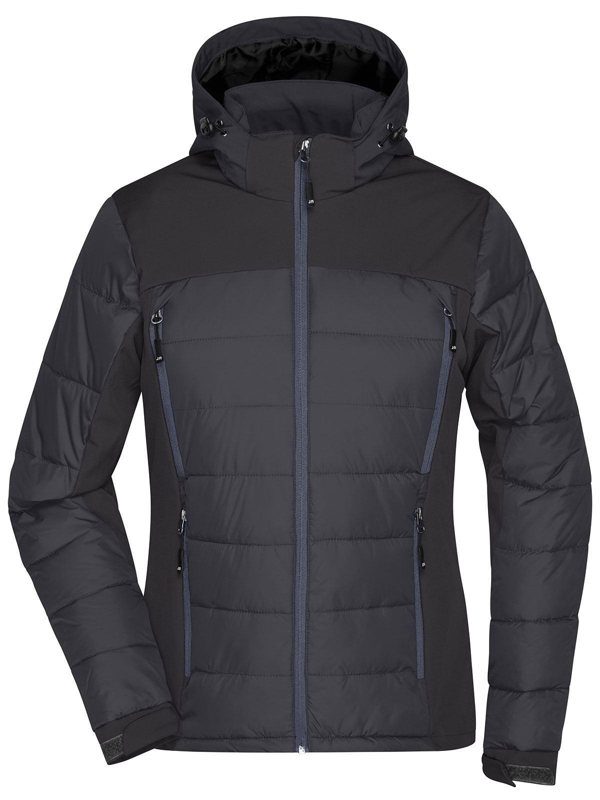Ladies' Outdoor Hybrid Jacket Damen – Daiber – Farbe Schwarz – individuell veredelbar