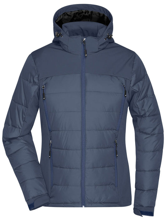 Ladies' Outdoor Hybrid Jacket Damen – Daiber – Farbe Navy – individuell veredelbar