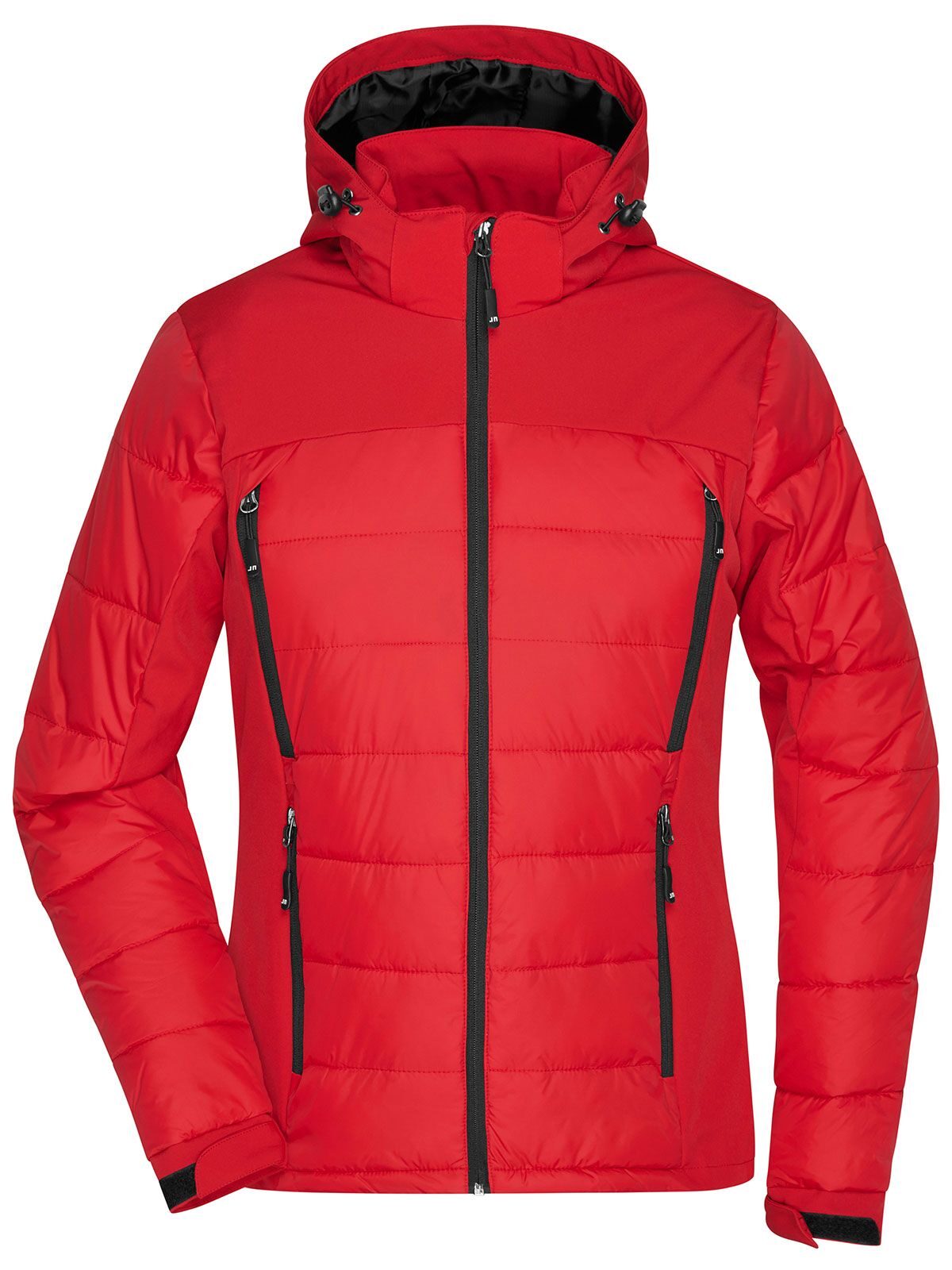 Ladies' Outdoor Hybrid Jacket Damen – Daiber – Farbe Rot – individuell veredelbar