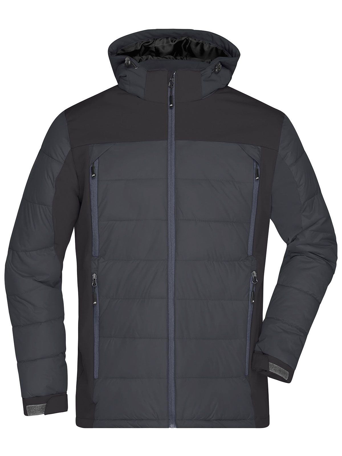 Outdoor Hybrid Jacket Herren – Daiber – Farbe Schwarz – individuell veredelbar