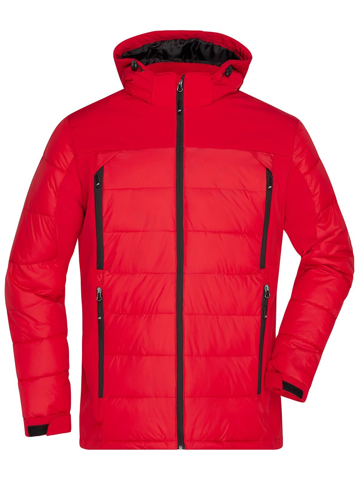 Outdoor Hybrid Jacket Herren – Daiber – Farbe Rot – individuell veredelbar