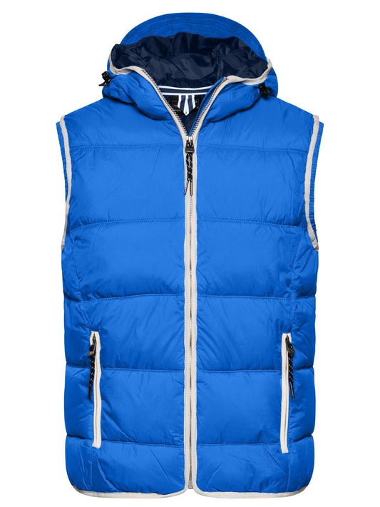 Maritime Vest Herren Jacke – Daiber – Farbe nautic-blue/white – individuell veredelbar