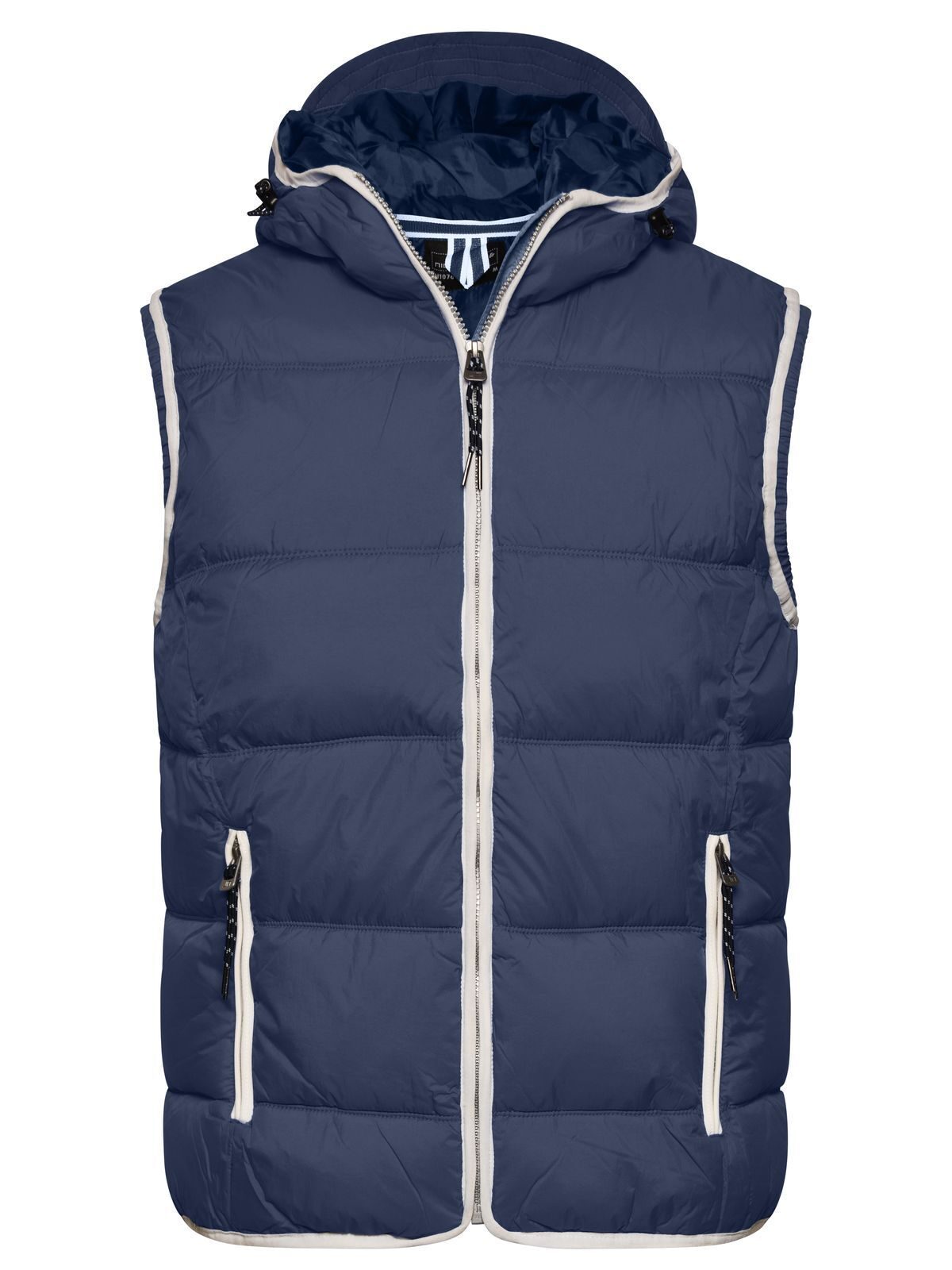Maritime Vest Herren Jacke – Daiber – Farbe navy/white – individuell veredelbar