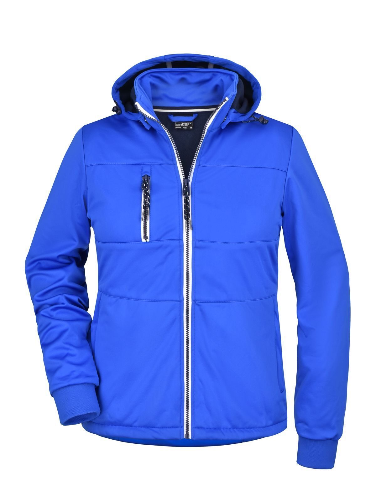 Ladies' Maritime Jacket Damen Softshell – Daiber – Farbe nautic-blue/navy/white – individuell veredelbar