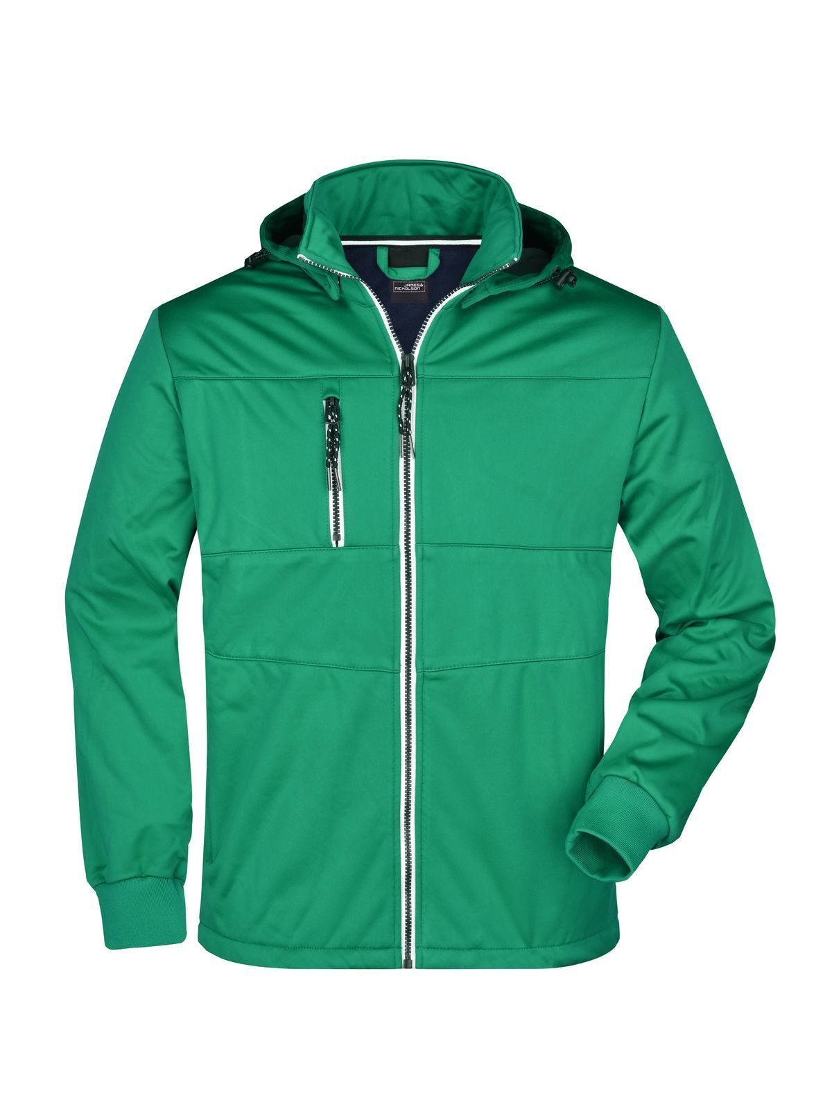Maritime Jacket Herren Softshell – Daiber – Farbe irish-green/navy/white – individuell veredelbar