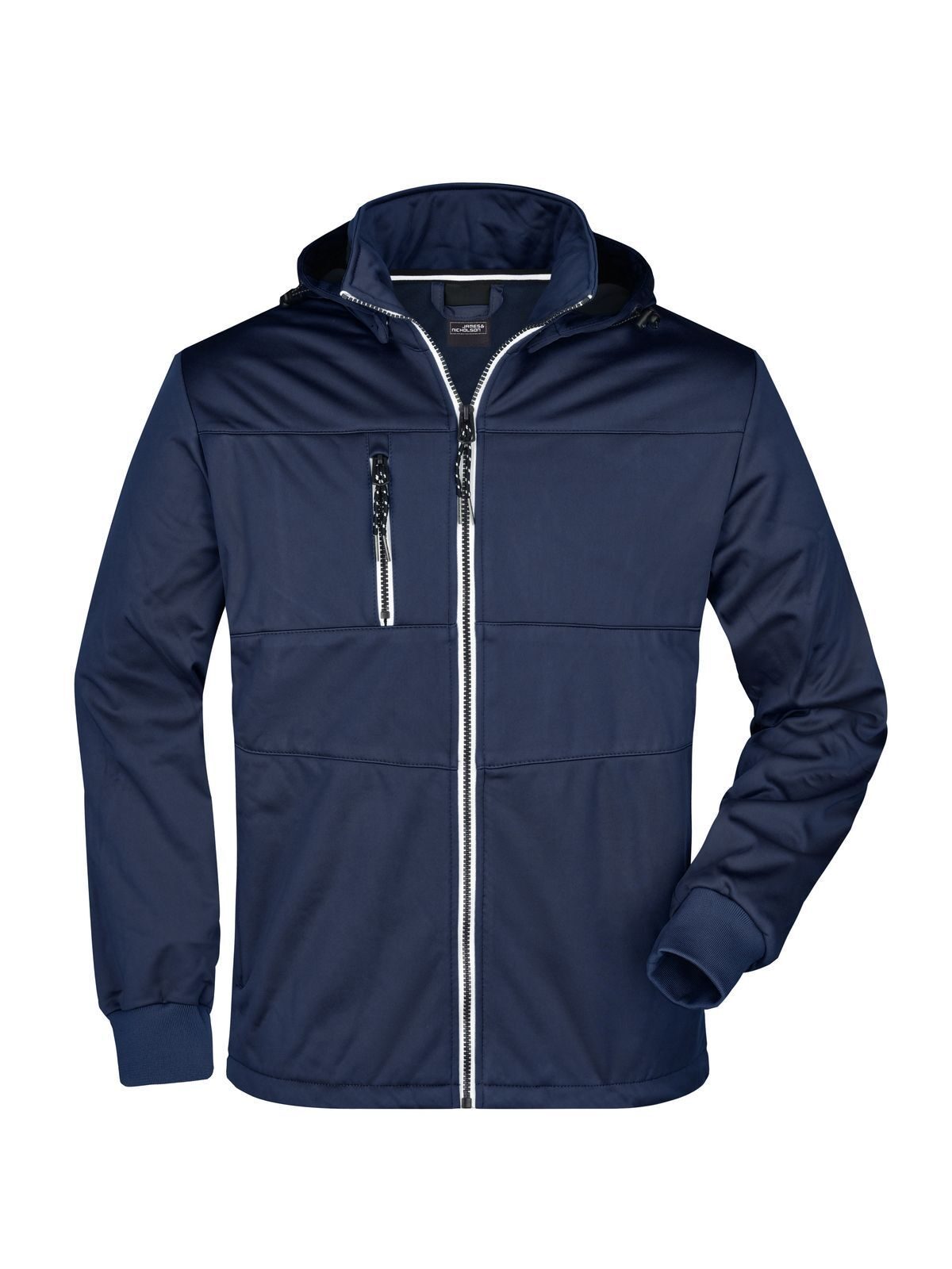 Maritime Jacket Herren Softshell – Daiber – Farbe navy/navy/white – individuell veredelbar