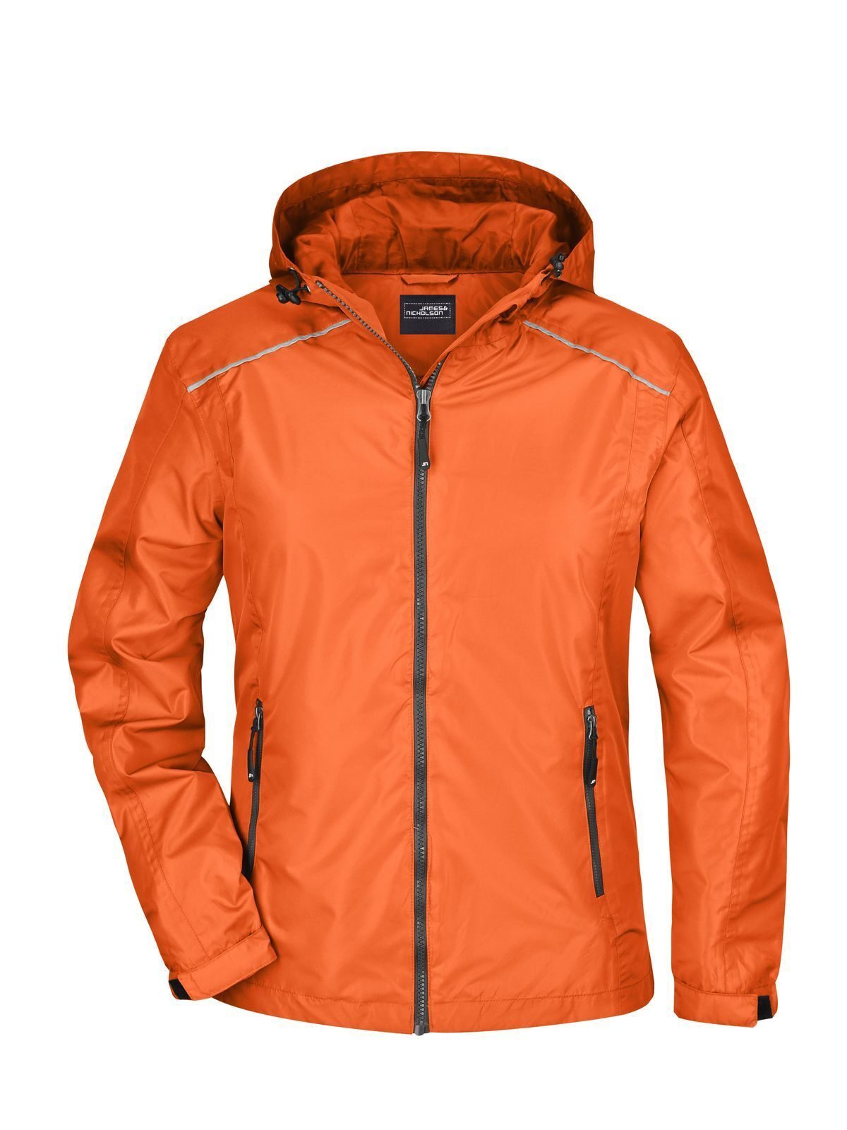 Ladies' Rain Jacket Damen – Daiber – Farbe orange/carbon – individuell veredelbar