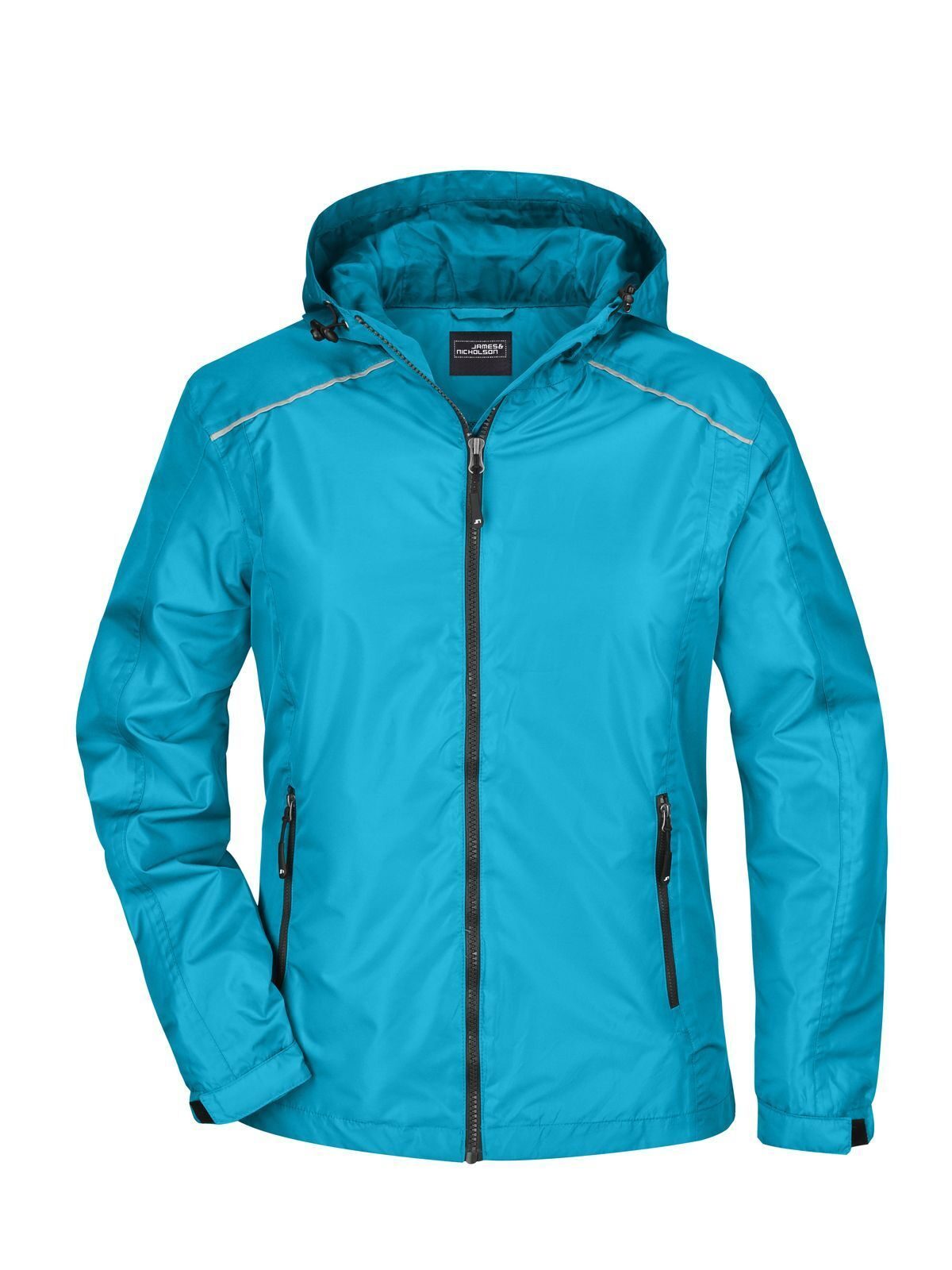 Ladies' Rain Jacket Damen – Daiber – Farbe turquoise/iron-grey – individuell veredelbar