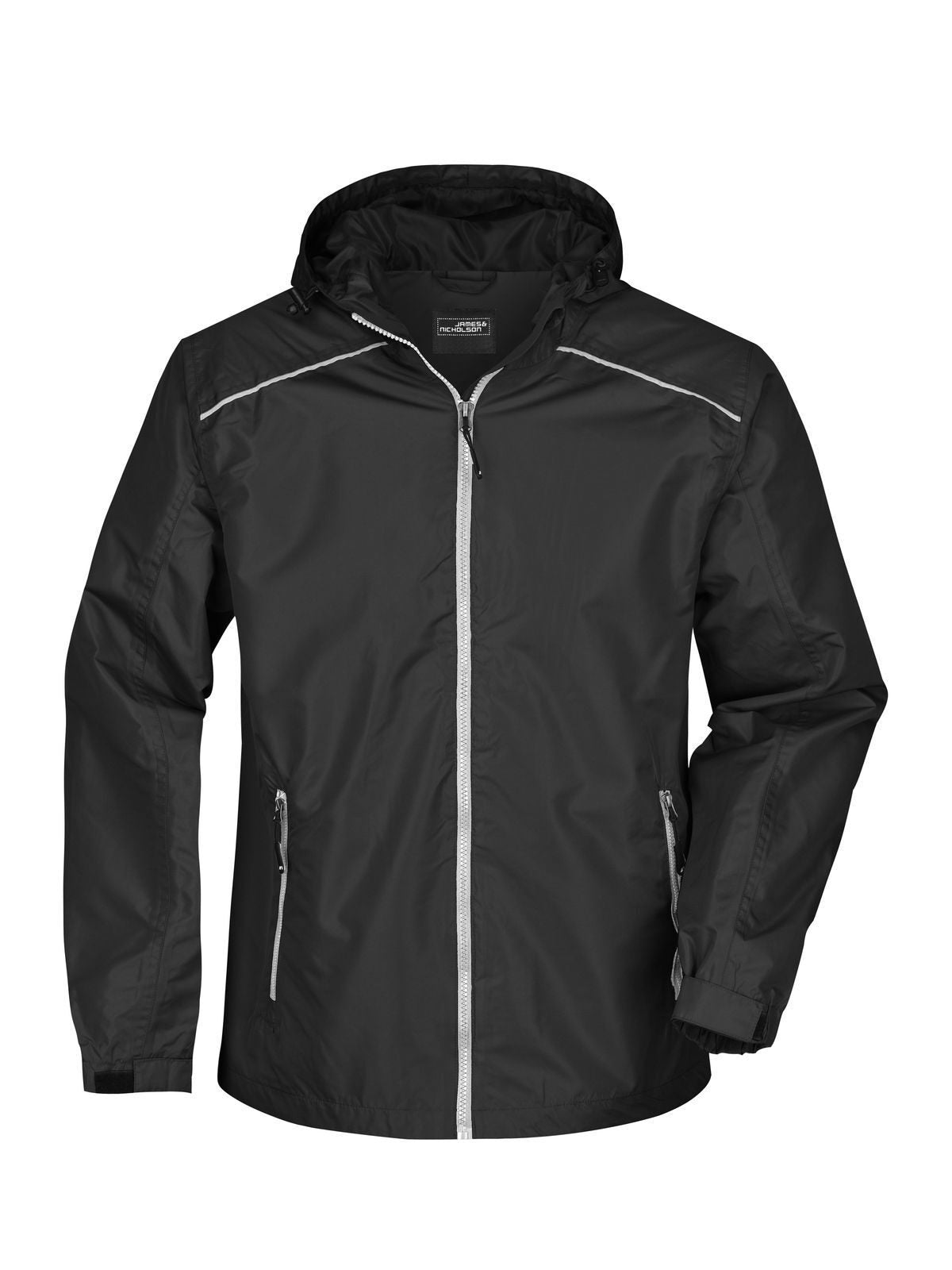 Rain Jacket Herren – Daiber – Farbe black/silver – individuell veredelbar