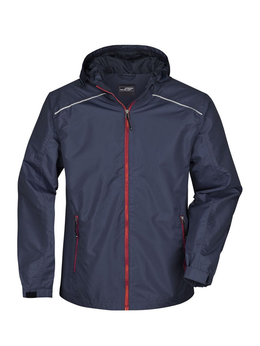Rain Jacket Herren – Daiber – Farbe navy/red – individuell veredelbar