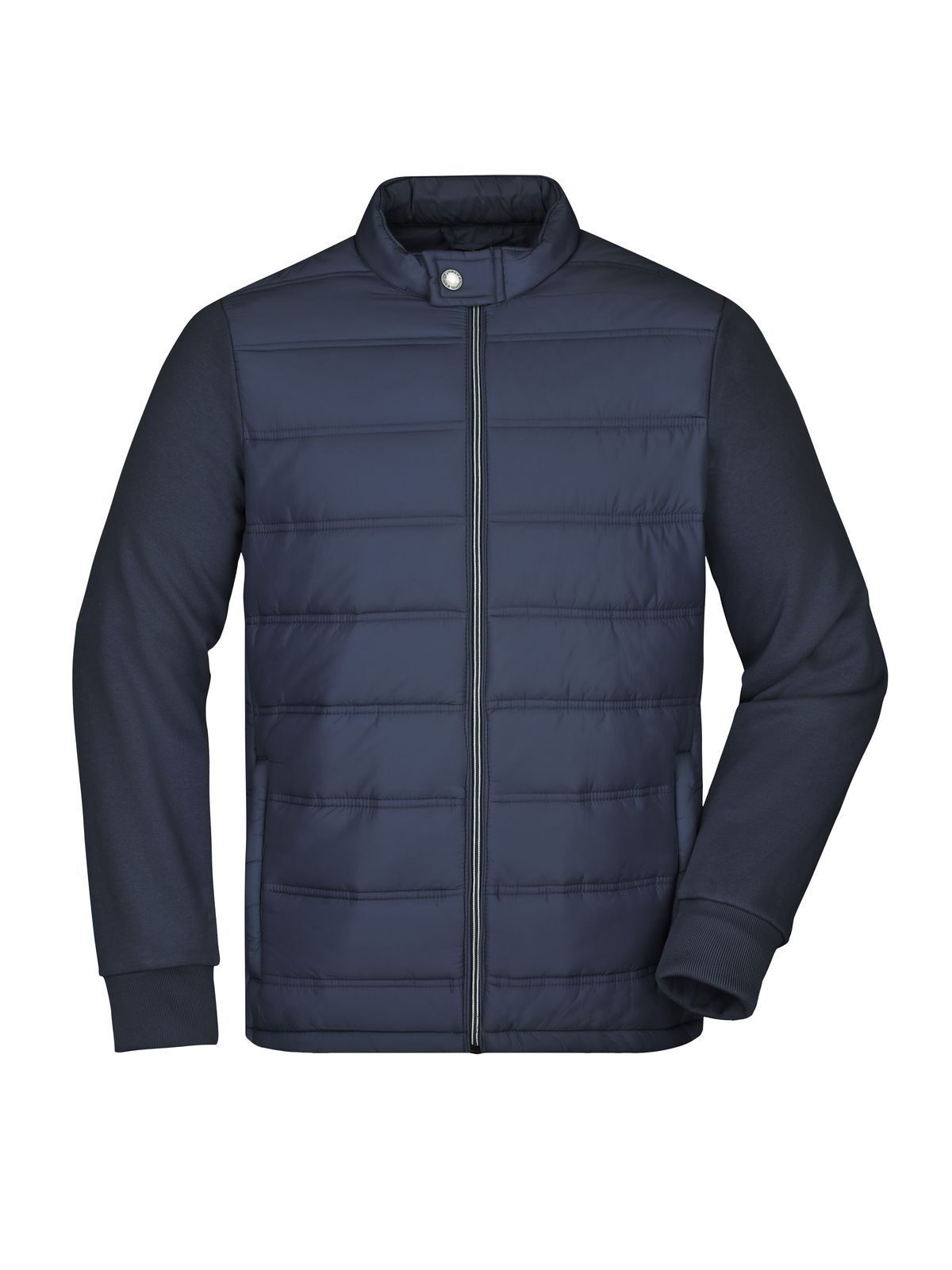 Hybrid Sweat jacket Herren – Daiber – Farbe Navy – individuell veredelbar
