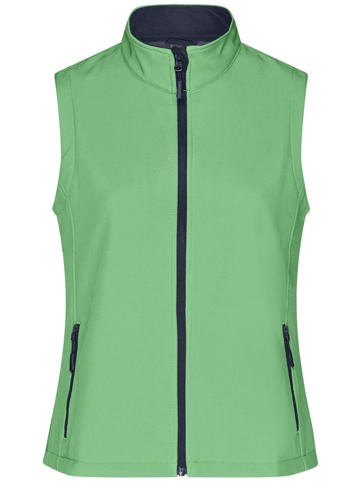 Ladies' Promo Softshell Vest Damen – Daiber – Farbe green/navy – individuell veredelbar