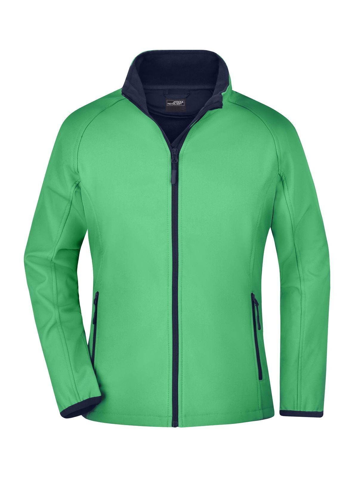 Ladies' Promo Softshell Jacket Damen – Daiber – Farbe green/navy – individuell veredelbar