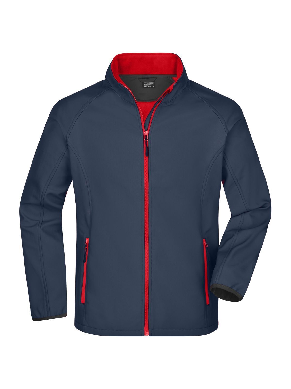 Promo Softshell Jacket Herren – Daiber – Farbe iron-grey/red – individuell veredelbar