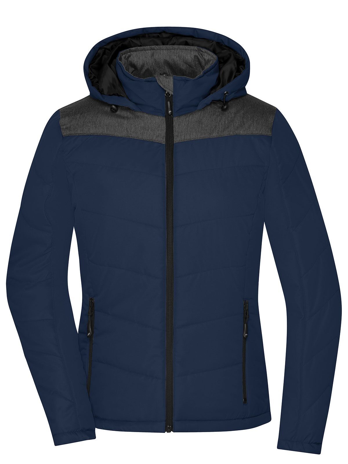 Ladies' Winter Jacket Damen – Daiber – Farbe navy/anthracite-melange – individuell veredelbar
