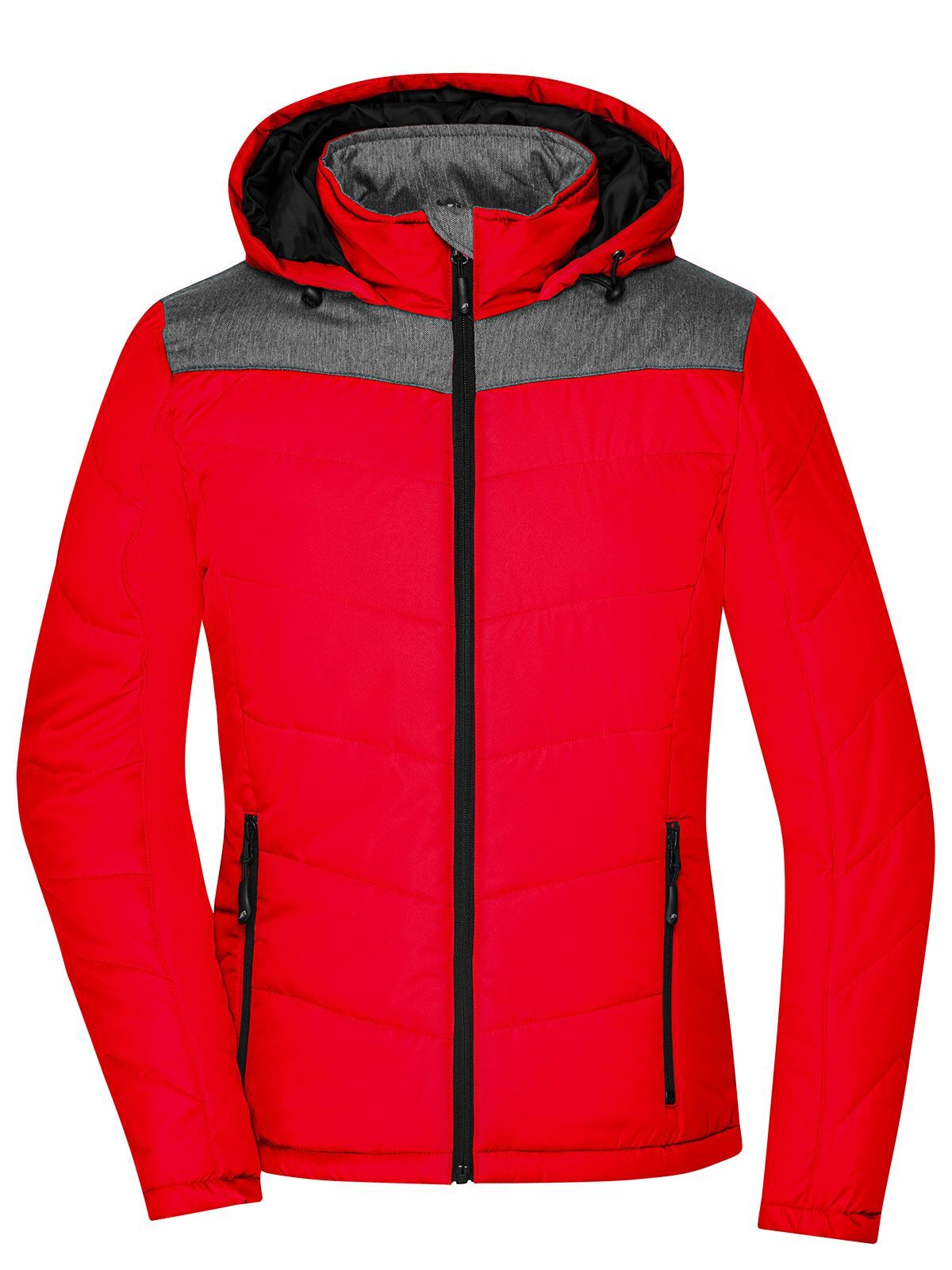 Ladies' Winter Jacket Damen – Daiber – Farbe red/anthracite-melange – individuell veredelbar