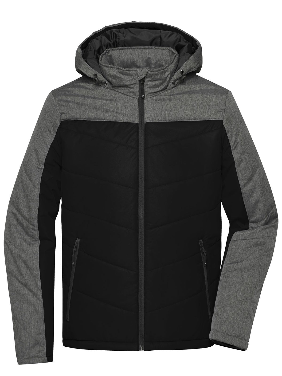 Winter Jacket Herren – Daiber – Farbe black/anthracite-melange – individuell veredelbar