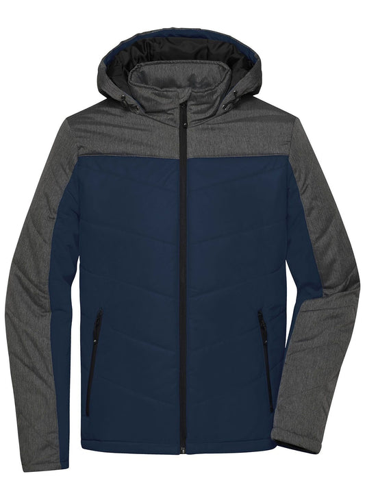 Winter Jacket Herren – Daiber – Farbe navy/anthracite-melange – individuell veredelbar