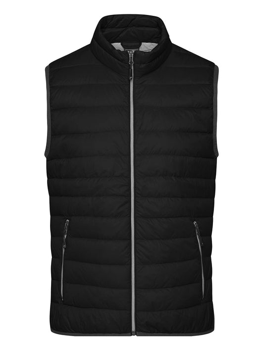 Down Vest Herren Jacke – Daiber – Farbe black/silver – individuell veredelbar