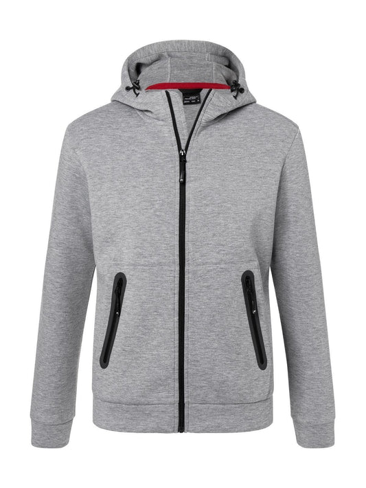 Hooded Jacket Herren – Daiber – Farbe light-melange – individuell veredelbar