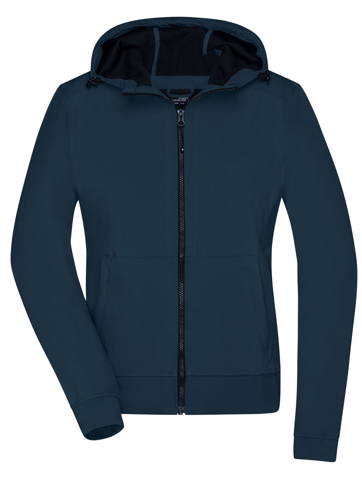 Ladies' Hooded Softshell Jacket Damen – Daiber – Farbe navy/navy – individuell veredelbar