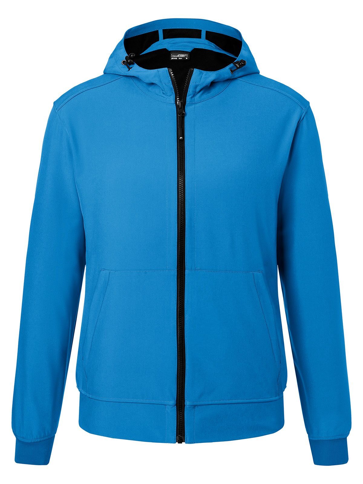 Hooded Softshell Jacket Herren – Daiber – Farbe blue/black – individuell veredelbar